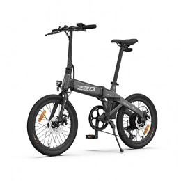 HIMO Electric Bike HIMO Z20 Folding Electric Bike, 20" Electric Bicycle with 36V 10Ah Removable Lithium-Ion Battery, E-Bike with Dual Disc Brakes, 250W Brushless Motor, 6-Speed Shimano, In-seat Air Pump