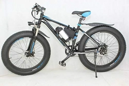 Hitpro Electric Bike Hitpro Electric Bicycle Men's E-bike Fat Snow Bike 36V Li-Batteries Tyres: 26" x 4" (black and blue)
