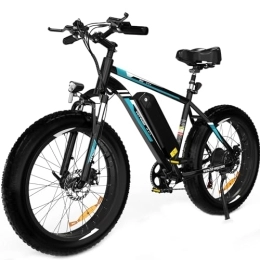 HITWAY Electric Bike HITWAY Electric Bike E Mountain Bike, 26 * 2.1 / 4.0 Electric Bicycle Commute E-bike with 36V12Ah / 48V15Ah Removable Battery, 7 Speed, range 35-90km
