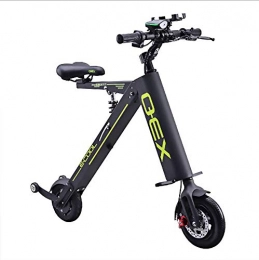 HJG Folding Electric Bike with 36V Removable Battery, Mini Electric Wheelbarrow,10 inch Ebike with 250W Motor and 560rpm Rotating Speed, Front Wheel Brake