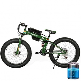 HJHJ Bike HJHJ Folding electric mountain bike 26-inch electric power cruiser 36V250W Carbon steel frame Front and rear disc brakes Speed up to 30KM