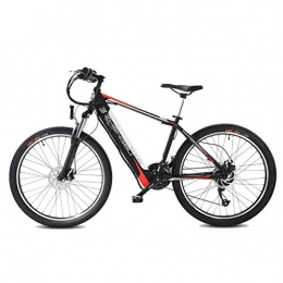 HLeoz Electric Bike HLeoz 26'' Electric Bicycle, Electric Mountain Bike 400W with Large Capacity Lithium-Ion Battery 48V 10Ah 27 Speed Gear for Adult Female / Male, Red