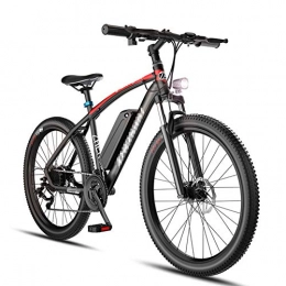 HLeoz Electric Bike HLeoz 26'' Electric Bicycle, Electric Mountain Bike for Adult Female / Male Removable Large Capacity Lithium-Ion Battery 48V 10.4Ah 27 Speed, Red