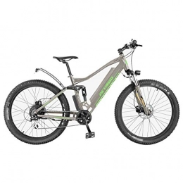 HLeoz Electric Bike HLeoz 27.5'' Electric Mountain Bike, Electric Bicycle for Adult 36V 10Ah / 14Ah Removable Lithium Battery Electric Bike 7 Speed for Sports Outdoor Cycling Travel Commuting, Gray