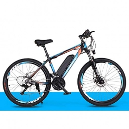 HLEZ Electric Bike HLEZ 26'' Electric Mountain Bike, Electric Bicycle with Removable Large Capacity Lithium-Ion Battery (36V 250W) for Adult Female / Male for Mountain Bike Snow Bike, Blue 1, UK