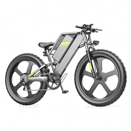 HMEI Bike HMEI EBike 26 inch Fat Tire Electric Bicycle 48V*25Ah Lithium Battery 28MPH Beach Snow Mountain E-Bike 7 Speed Commute Ebike for Adults Female Male Aluminum Frame (Color : 1500W)