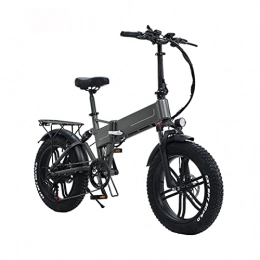 HMEI Electric Bike HMEI EBike Electric Bike Foldable 2 Seat for Adults Electric Bicycle 800w 48v Lithium Battery 4.0 Fat Tire Folding E Bike (Color : Black)