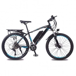 HSTD Bike HSTD Electric Bike, Urban Commuter Folding E-bike, Disc Brak, Unisex Bicycle, Lithium battery electric, 26 inch tire, 36V, Boost mountain bike Blue