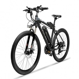 HWOEK Electric Bike HWOEK 26'' Electric Bicycle for Adults, Electric Mountain Bike 250W 36V 10Ah Removable Large Capacity Lithium-Ion Battery 21 Speed Gear Double Disc Brake, Black