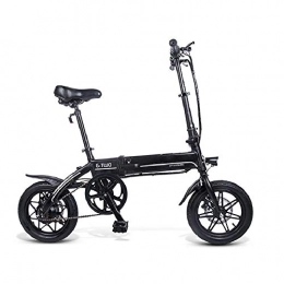 HXwsa Bike HXwsa Foldable Electric Bike for Adults, 14" Tires [36V 6Ah] Large Capacity Lithium-ION Battery [Up to 32 Km / H] Ebike for Work Outdoor Cycling Travel and Commuting