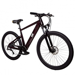 HY-WWK Electric Bike HY-WWK Adult Commute Electric Bike, Hide Removable Battery 27.5 inch Mountain E-Bike with Full Suspension 6 Speed Dual Disc Brake