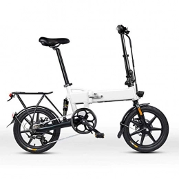 HY-WWK Electric Bike HY-WWK Folding Electric Bike, 250W 16 inch Adult Travel Electric Bicycle with Removable 36V 7.5Ah / 10.5Ah Lithium-Ion 6 Speed Dual Disc Brakes with Rear Seat, 7.5Ah, 10.5Ah