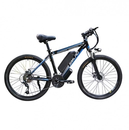 Hyuhome Bike Hyuhome Electric Bicycles for Adults, 350W Aluminum Alloy Ebike Bicycle Removable 48V / 10Ah Lithium-Ion Battery Mountain Bike / Commute Ebike, black blue