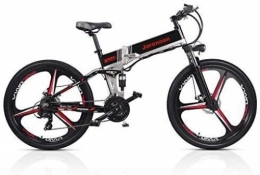 IMBM Electric Bike IMBM M80 21 Speed Folding Bicycle 48V*350W 26 inch Electric Mountain Bike Dual Suspension With LCD Display 5 Pedal Assist