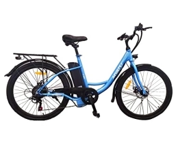Irypulse Bike Irypulse Men Electric Bike 26” Adult Mountain Bike Urban E-Bike Electric MTB Mountainbike 36V 10Ah With Removable Battery Lithium LCD Display Hydraulic Brakes(Blue)