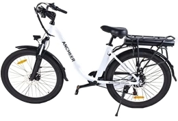 Irypulse Electric Bike Irypulse Men Electric Bike 26” Adult Mountain Bike Urban E-Bike Electric MTB Mountainbike 36V 10Ah With Removable Battery Lithium LCD Display Hydraulic Brakes(White)
