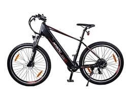 Irypulse Men Electric Bike 28” Adult Mountain Bike Urban E-Bike Electric MTB Mountainbike 36V 10Ah With Removable Lithium Battery LCD Display Brakes Hydraulic(Black)