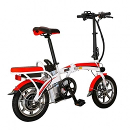 J.I Electric Bike J.I Folding Electric Bicycle Adult Moped Mini Men and Women Battery Car Lithium Battery Small Electric Car