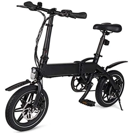 J&LILI Bike J&LILI Electric Bike, Electric Bikes 250W 36V / 10AH Battery, 25 Km / H Top Speed, 14"Electric Bike Foldableadults Suitable