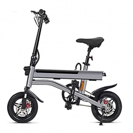 JAJU Electric Bicycle Aluminum Alloy Frame, 12-inch High-speed Gear Motor, Two-stage Disc Brake System, Folding Electric Bicycle For Adults.