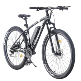 Jamiah 29" Electric Bikes for Adults. Ebikes with Shimano 21 Speeds and removable 36V-10.4AH Removable Li-Ion Battery. 250W High-Speed Brushless Motor