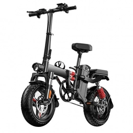 JCASDR Electric Bike JCASDR Electric Bike Folding E-bike for adults, Max Speed 35km / h, 20 inch Adult Bike, Urban Commuter Folding E-bike Pedal Assist Bicycle, 48V Rechargeable Lithium Battery, Excellent model