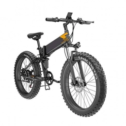 Jieer Electric Bike JIEER 26'' Electric Mountain Bike Folding Bicycle for Adults 400W Brushless Motor 48V 7 Speed Gear And Three Working Modes Aluminum Alloy Mountain Cycling E-Bike, for Outdoor Cycling Work Out