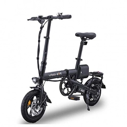 Jieer Bike Jieer Folding Electric Bicycle, Aluminum Alloy Electric Bike Unisex Adult Youth 12 Inch 25km / h 36V 8AH 350W Electric Ebike with Pedals Power Assist