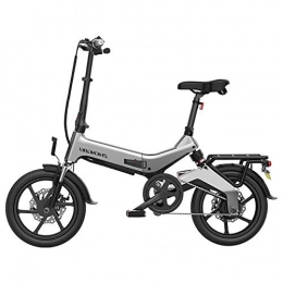 Jieer Electric Bike JIEER Folding Electric Bike, Electric Bicycle E-Bike Folding Lightweight 250W 36V, Commute Ebike with 16 Inch Tire & LCD Screen, Portable Easy To Store, 150Kg Max Load