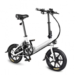 JIEHED Bike JIEHED Foldable Bicycle, 1 Pcs Electric Folding Bike Foldable Bicycle, Front and Rear Double Disc Brake, Power Assist, Ebike with 14 inch Wheels and 250W Motor