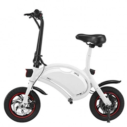 Joyfitness Bike Joyfitness Electric Scooter 12 Inch 36V Folding Electric Bicycle with 4.4Ah Lithium Battery, Double Disc Brake Adult Electric Car, Black