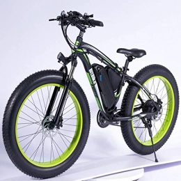 JUN Electric Bike JUN Adult Electric Bicycle, 26 Inch Fat Tire 350W36V Snow Shift Male And Female Pedal Auxiliary Lithium Battery Hydraulic Disc Brake Mountain Bike