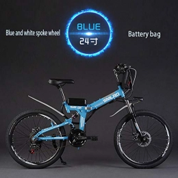 JUN Bike JUN Electric Bicycle, 26 Inch (48V 350W) Electric Mountain Bike with Detachable Large Capacity Lithium Ion Battery Electric Bike, B