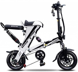 June Electric Bike June 250w Foldable Electric Bicycle Portable Electric Bicycle For Adults With High Carbon Steel Frame 36 V Lithium Battery Theft Remote Lock White, Red