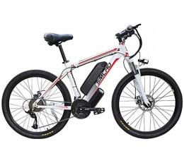 JXH Bike JXH 26'' Electric Mountain Bike Removable Large Capacity Lithium-Ion Battery (48V 350W), Electric Bike 21 Speed Gear Three Working Modes
