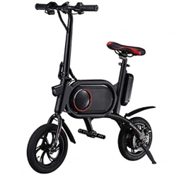 JXH Electric Bike JXH Electric Bicycle 350W 12Inch 25Km / H Folding Double Disc Brake with 7.8AH Lithium Battery LED Headlights Smart LED Display Anti-Theft System for Adult Gift