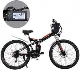 kaige Electric Bike kaige Electric Mountain Bikes, 24 Inch Removable Lithium Battery Mountain Electric Folding Bicycle with Hanging Bag Three Riding Modes Suitable for Men And Women, Size:18ah / 864Wh, Colour:A 5-27 WKY