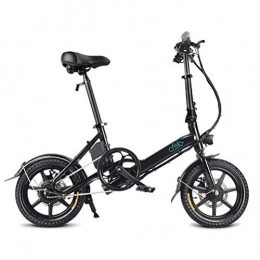 KAMLIKE Electric Bike KAMLIKE FIIDO D3 Folding EBike 250W Electric Bicycle 14 Electric Bike with 36V / 7.8AH Lithium-Ion Battery for Adults and Teens for Sports Outdoor Cycling Travel