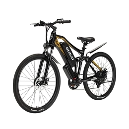 KELKART Electric Bike KELKART 27.5 '' Folding Electric Bicycle / Bicycle for Adults, with Front and Rear Disc Brakes and Shimano with 7 Speed Derailleur Electric Mountain Bike