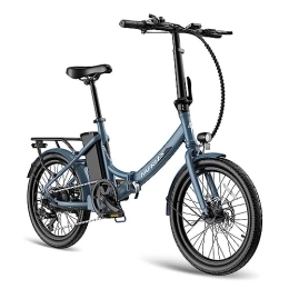 Kinsella Bike Kinsella F20 Light 20" Folding Electric Bike (Blue)