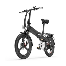 Kinsella Bike Kinsella G660 electric folding bike, 20 inches, brakes and hydraulic, full suspension, tyres 20 x 1.95, battery 12.8 Ah, 7 speeds. (grey-black)