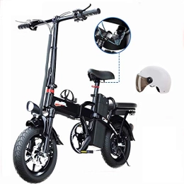 KJHGMNB Electric Bike KJHGMNB Folding Electric Bicycle, Can Hang A License Plate, Lasting 150KM, Multi-Link Independent Suspension Carbon Alloy Frame, 300Km Assisted Battery Life, No Need To Install