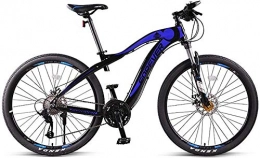 KKKLLL Bike KKKLLL Mountain Bike Adult with Variable Speed Off-Road Double Shock Absorption Men and Women Racing City Riding 27 Speed 27.5 Inches