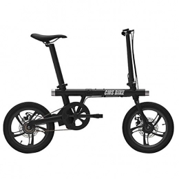 KNFBOK Bike KNFBOK electric mopeds for adults Folding electric bicycle 16 inch lithium battery into electric car 250W brushless high speed motor LCE instrument panel double disc brake