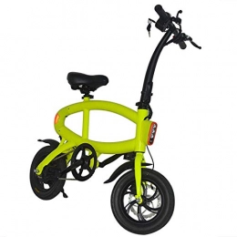 KNFBOK Electric Bike KNFBOK ladies electric bike Convenient mini folding electric bicycle lithium battery power front and rear disc brakes aluminum alloy material maximum load 110 kg