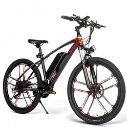 KongLyle Bike KongLyle [Poland Stock] Electric Bike Bicycle Moped with Front Rear Disk Brake 350W for Cycling Outdoor, 48V / 8Ah Lithium-ion Removable Battery, 150Kg Max Load