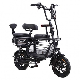 KPLM Electric Bike KPLM Folding Electric Bike 12" E-bike with 48V 20Ah Removable Lithium Battery for Adults Women