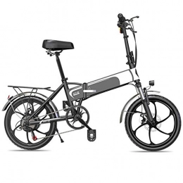 KT Mall Electric Bike KT Mall 20" Folding Electric Bike 350W Electric Bikes for Adults with 48V 10.4Ah / 12.5Ah Lithium Battery 7-Speed Al Alloy E-Bike for Commuting Or Traveling Black, Aluminum wheel, 12.5AH