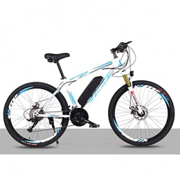 KT Mall Electric Bike KT Mall Electric Bike for Adults 26 In Electric Bicycle with 250W Motor 36V 8Ah Battery 21 Speed Double Disc Brake E-bike with Multi-Function Smart Meter Maximum Speed 35Km / h, White