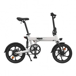 Kuxing Electric Folding Bike for Adults, Bicycle for Outdoor Cycling Mountain Climbing Portable Foldable Adjustable (White)